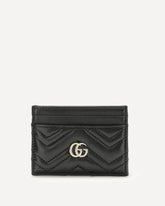 Portacarte GG Marmont  - NERO | Base Blu