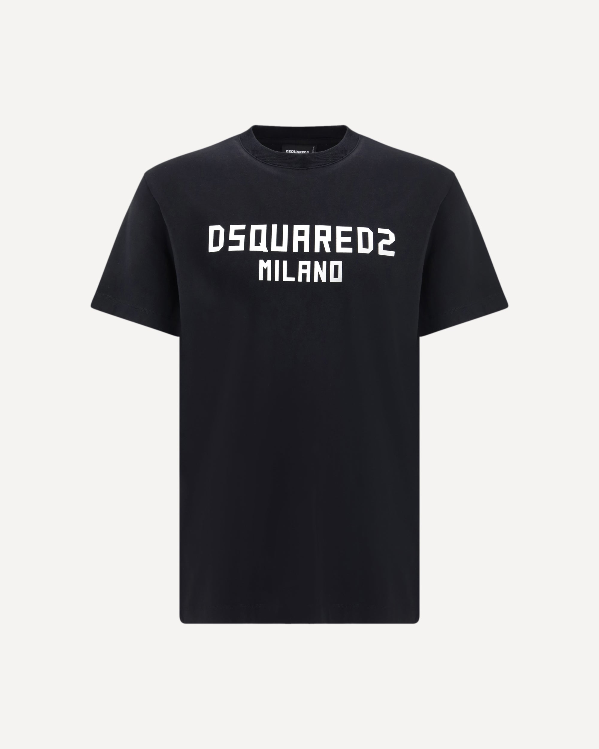 DSQUARED2 MILANO ロゴ Tシャツ ブラック Sサイズ DSQUARED2 T-shirt with “Dsquared2 Milano” logo printed BLACK