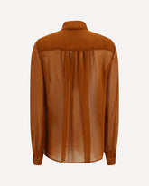 Creponne Blouse - BROWN | Base Blu