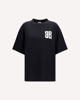 Glitter logo T-shirt - BLACK | Base Blu