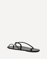 Rhinestone Sandals - BLACK | Base Blu