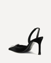 Camelia suede Pumps - BLACK | Base Blu