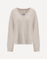 Maglia in cashmere n°457 Jack - BIANCO | Base Blu