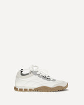 Fabric and suede Sneakers - WHITE | Base Blu