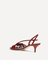 Nodine kidskin Sandals - RED | Base Blu