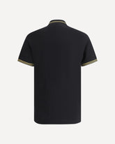 Cotton Polo Shirt - BLACK | Base Blu
