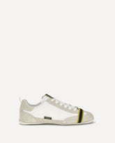 Sneakers Wrap in suede e tessuto - GRIGIO | Base Blu