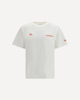 Cotton graphic T-shirt - WHITE | Base Blu