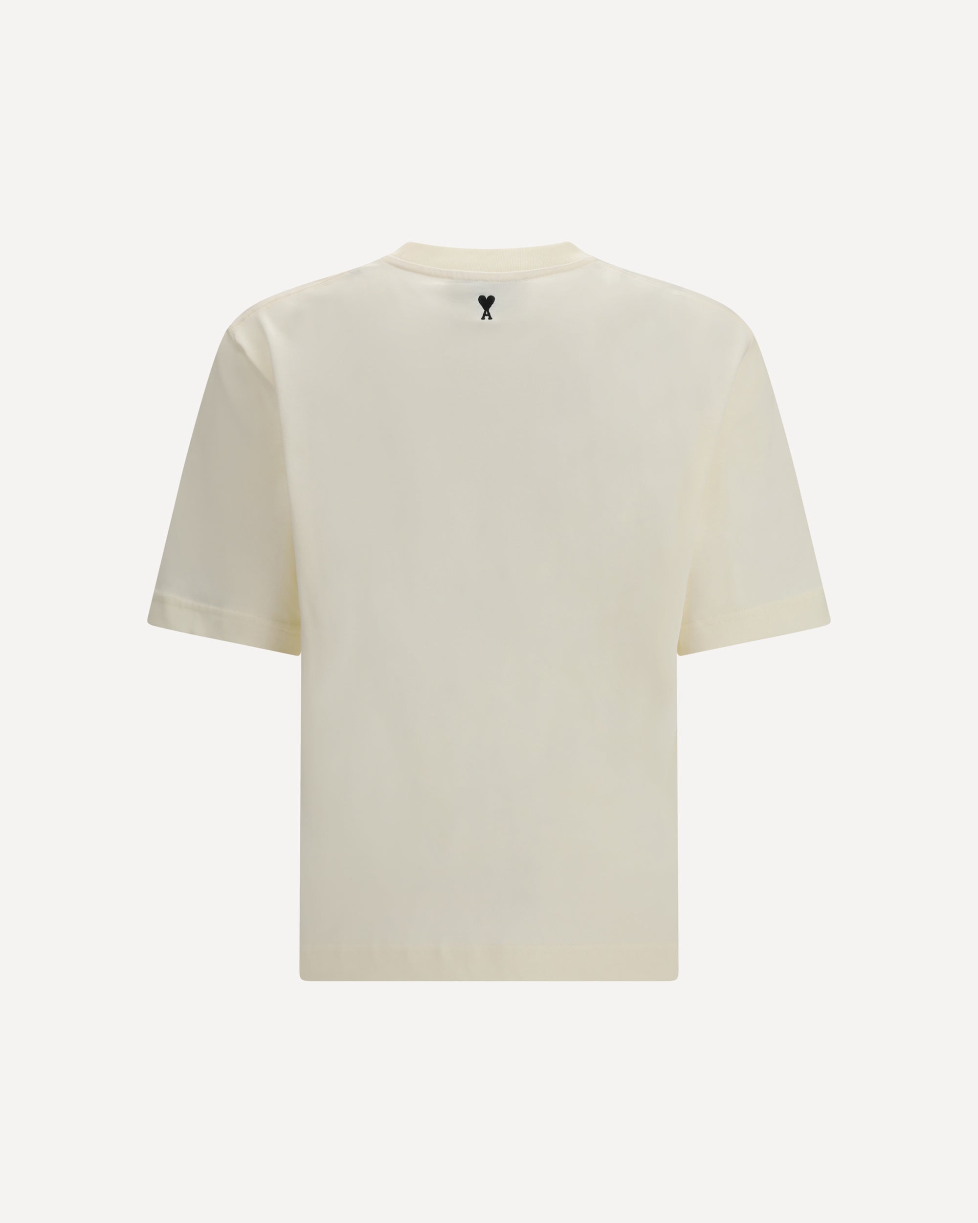 AMI PARIS Heritage print T-shirt CREAM | Base Blu