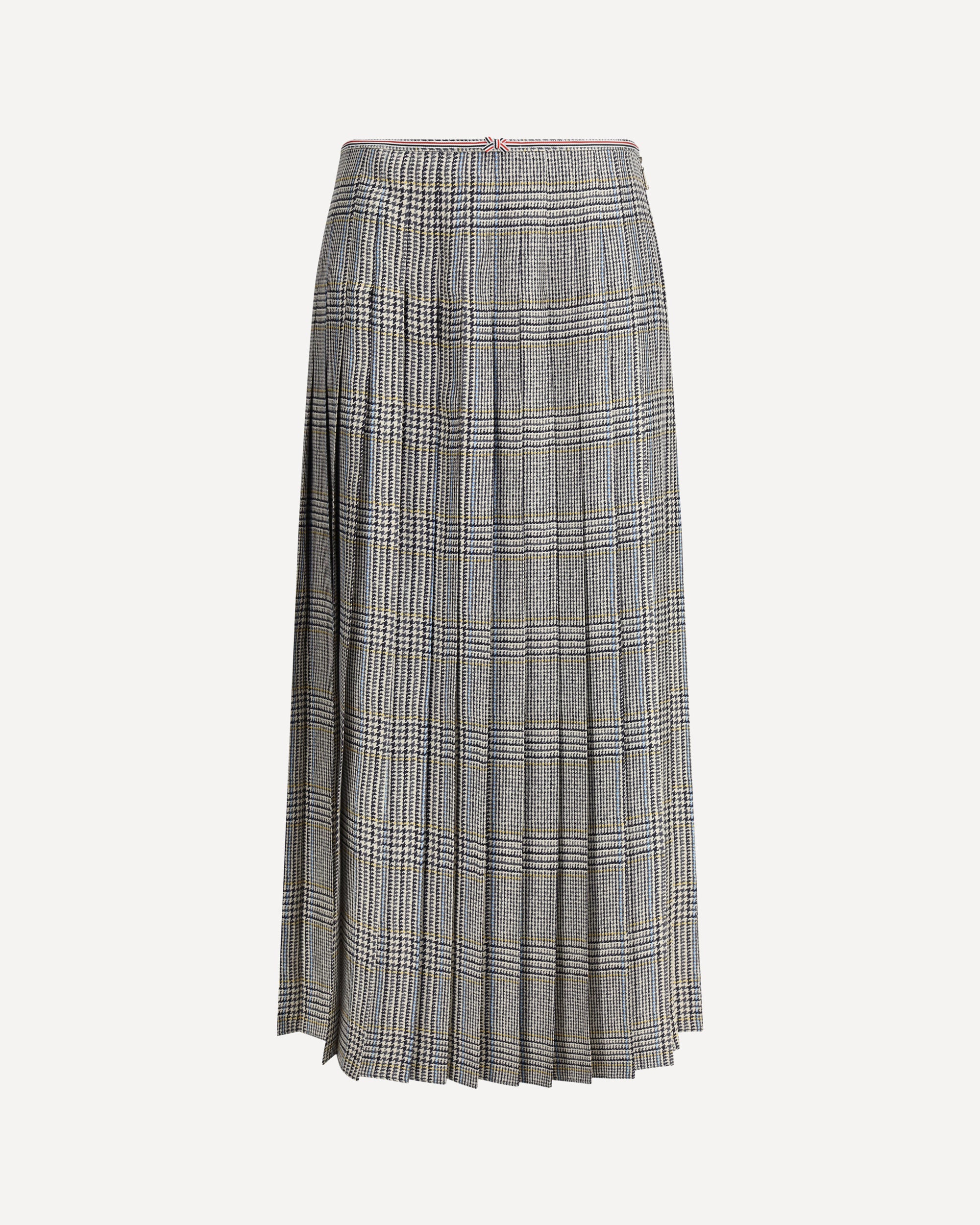 THOM BROWNE Silk Tweed Skirt MULTICOLOUR | Base Blu