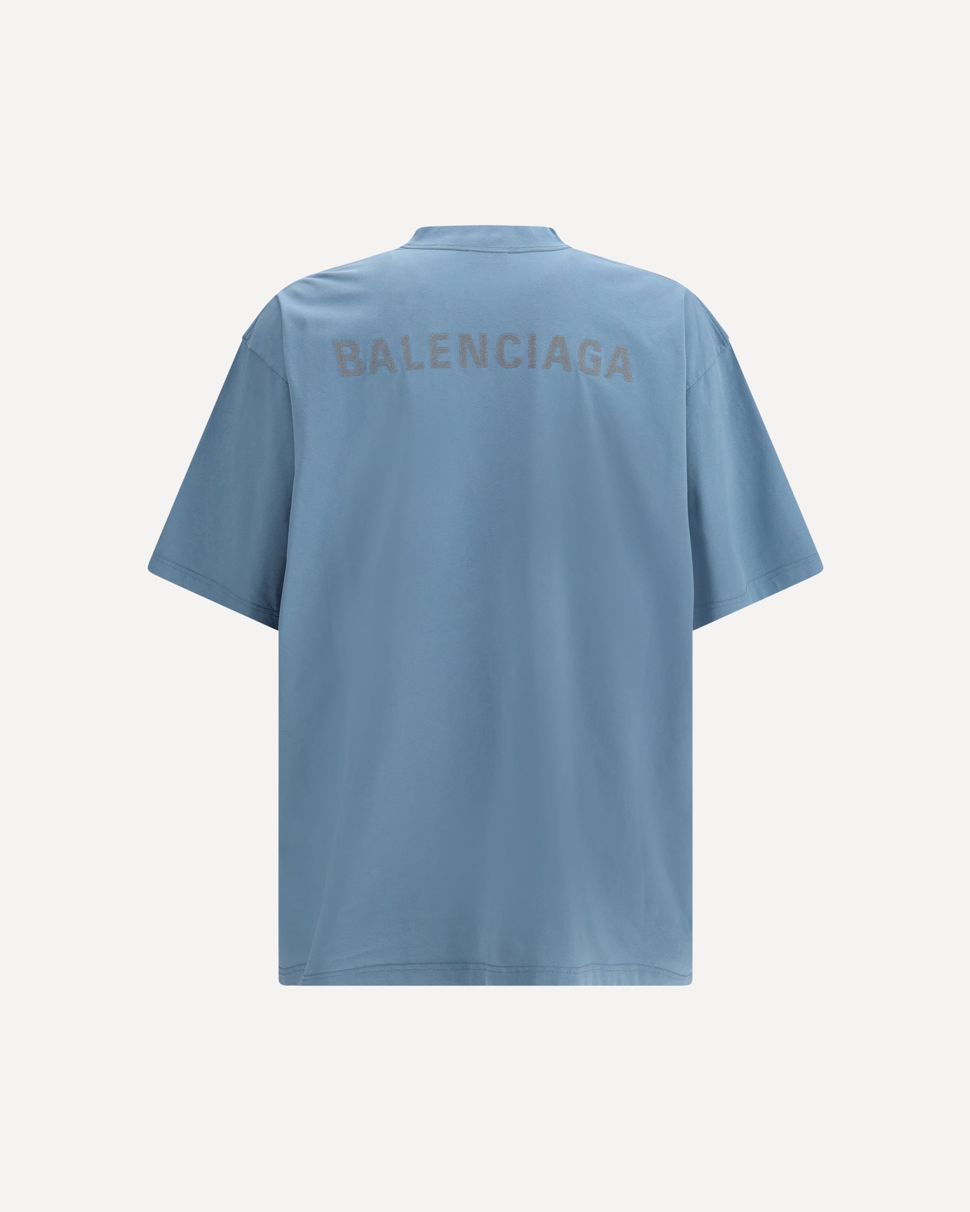 ネ*★様 BALENCIAGA ライトブルー Tシャツ Balenciaga Back T-shirt Medium Fit in Blue/white | Balenciaga US