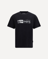 Stamp T-shirt with logo - BLACK | Base Blu