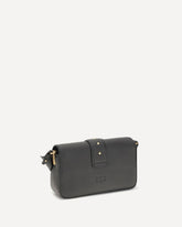 Love leather Shoulder Bag - BLACK | Base Blu