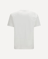 Cotton T-shirt with patch - WHITE | Base Blu