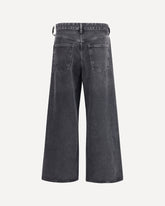 Jeans Vana wide leg - GRIGIO | Base Blu