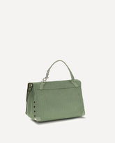 Borsa a Mano Postina Amoretto  - VERDE | Base Blu