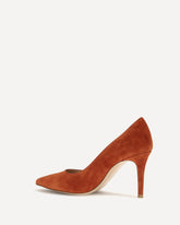 Décolleté in pelle scamosciata - ROSSO | Base Blu