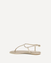 Sandali Diana con cristalli  - CREMA  | Base Blu