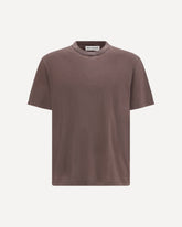 Boxy T-shirt in Legacy Jersey - BROWN | Base Blu