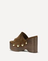 Wedge Sandals - BROWN | Base Blu