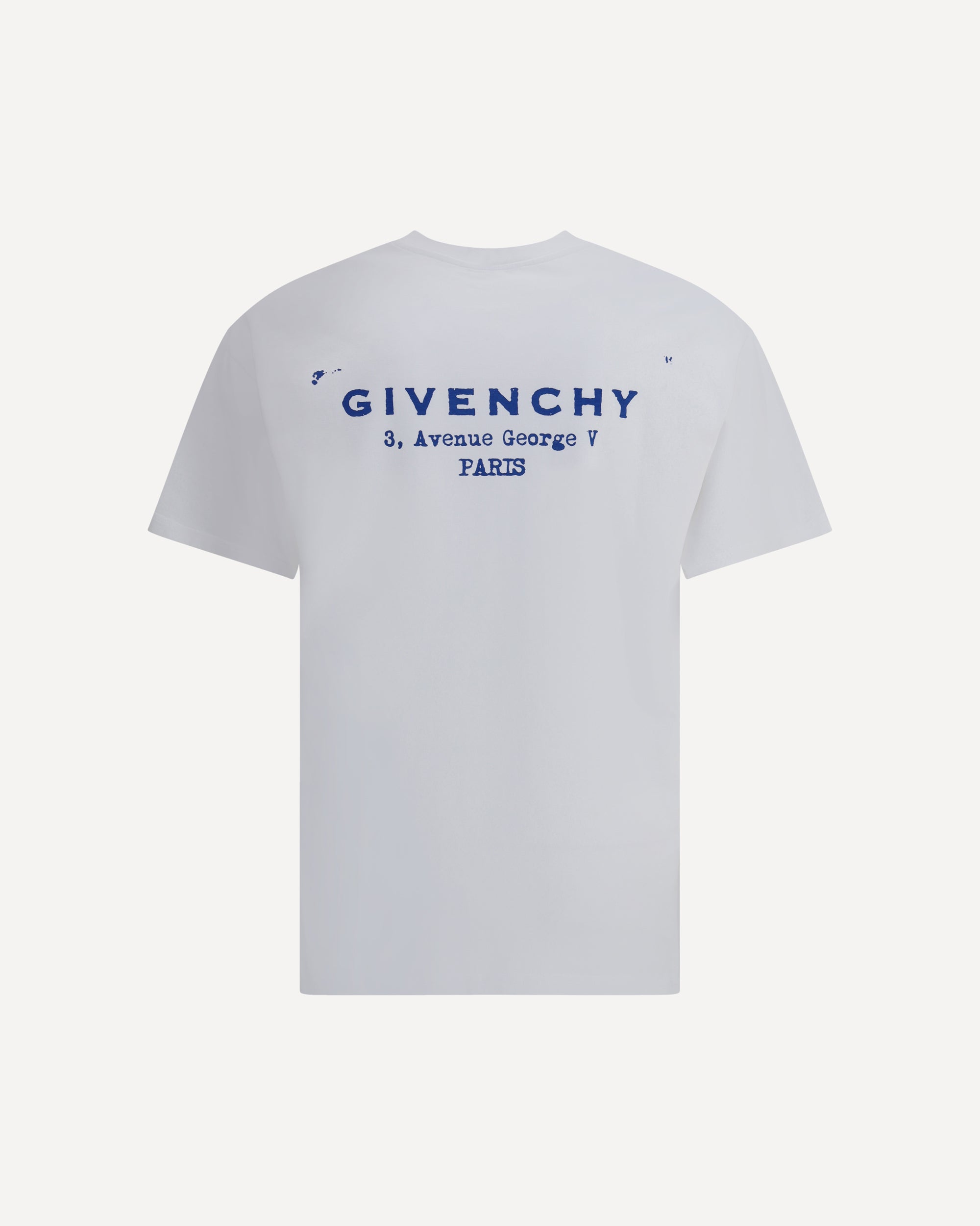 GIVENCHY T-Shirt with logo printed on the back WHITE | Base Blu