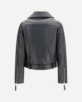 Giacca in pelle - NERO | Base Blu