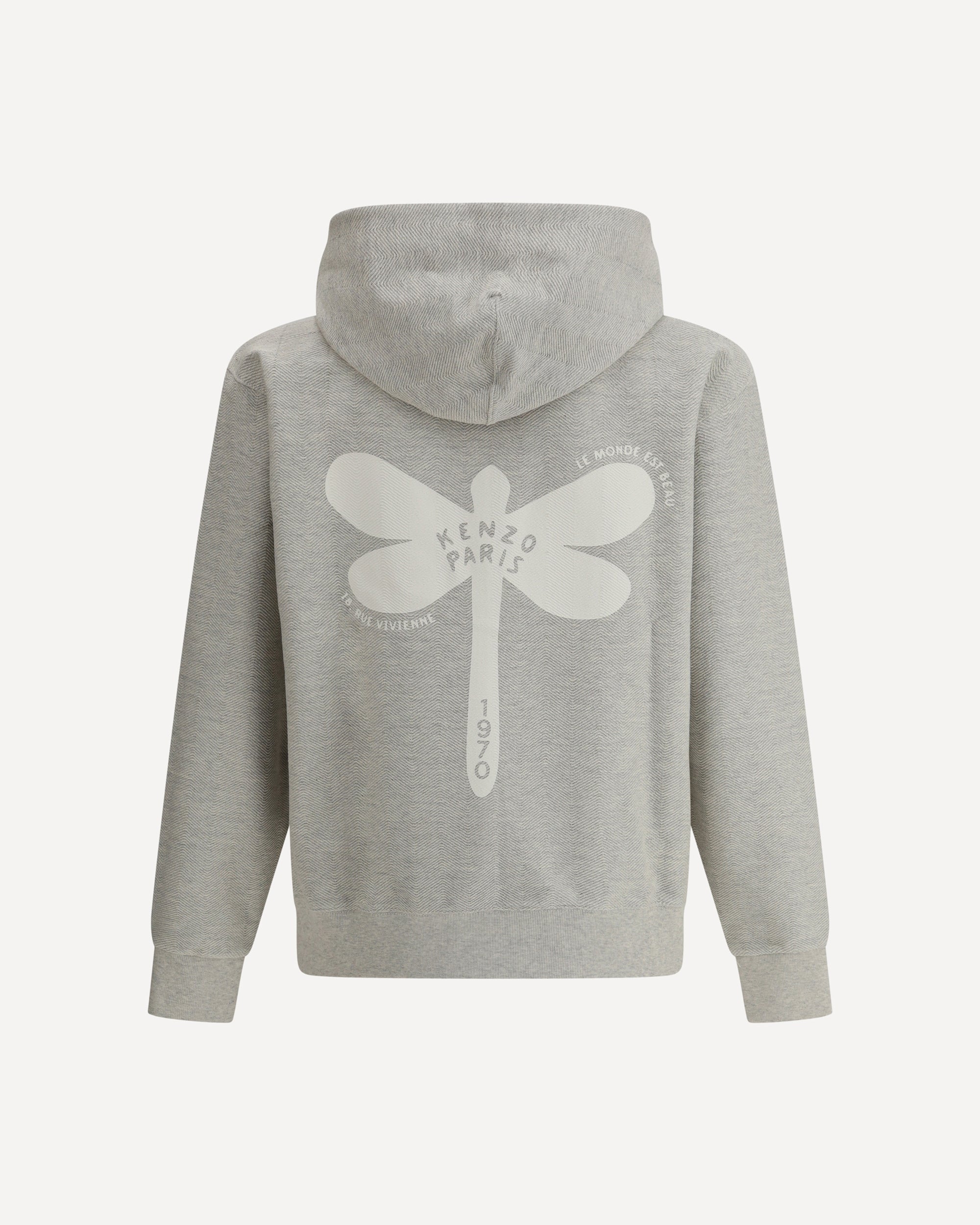 KENZO Dragonfly Hoodie GREY | Base Blu