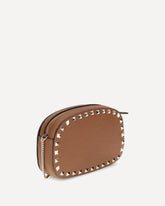 Rockstud Shoulder Bag - BROWN | Base Blu
