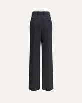 Tailored Pants double pleats - BLACK | Base Blu
