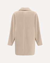 Rebus double-breasted Jacket - BEIGE | Base Blu