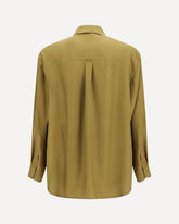 Tailored silk Shirt - BEIGE | Base Blu