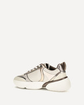 Alba leather Sneakers - BEIGE | Base Blu