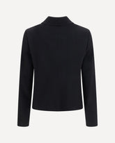 Virgin wool Jacket - BLACK | Base Blu