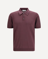 Regular-fit cotton Polo - PURPLE | Base Blu