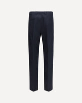 Compact cotton twill Pants - BLUE | Base Blu