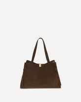 Gyoza large Shoulder Bag - BROWN | Base Blu