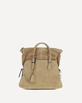 5AC soft medium Handbag - BEIGE | Base Blu