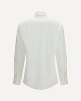 Long-sleeve Shirt with side print - WHITE | Base Blu