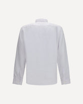 Regular-fit linen Shirt - WHITE | Base Blu