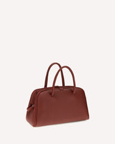 Le Petit Turismo leather Top Handle Bag - BORDEAUX | Base Blu