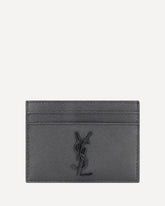 Leather Cardholder - GREY | Base Blu