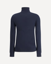 Maglione dolcevita in cashmere - BLU | Base Blu