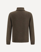 Braided-knit Turtleneck Sweater - GREEN | Base Blu