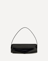 Kante leather Shoulder Bag - BLACK | Base Blu