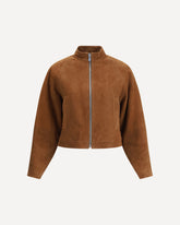 Giacca arrotondata - MARRONE | Base Blu