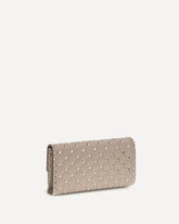 Rockstud Spike quilted Nappa Shoulder Bag - BEIGE | Base Blu