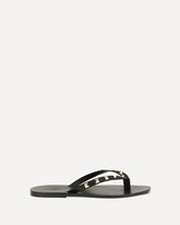 Rockstud thong Sandals - BLACK | Base Blu
