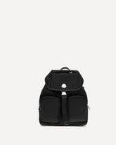 New Trick Logo Backpack - BLACK | Base Blu