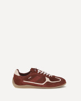 TB.91 suede leather Sneakers - BORDEAUX | Base Blu