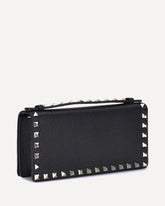 Wallet with chain - BLACK | Base Blu
